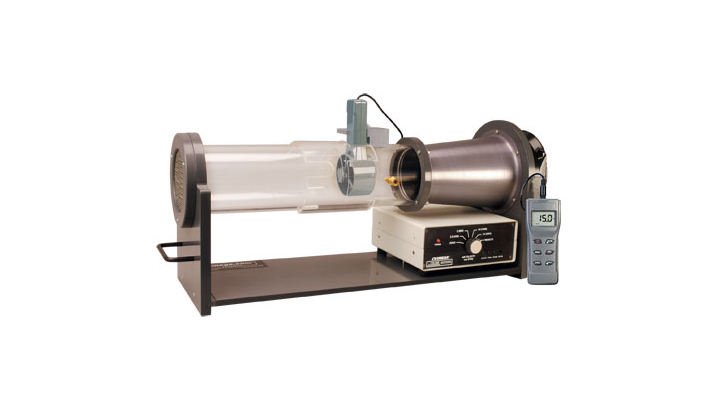 Mini-soufflerie de laboratoire - Test pour anémomètre - Soufflerie avec  vitesses d'air fixes entre 2,5 m/s et 15 m/s