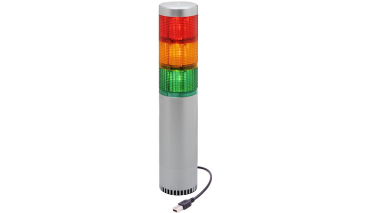 Colonne lumineuse à LED avec connexion USB