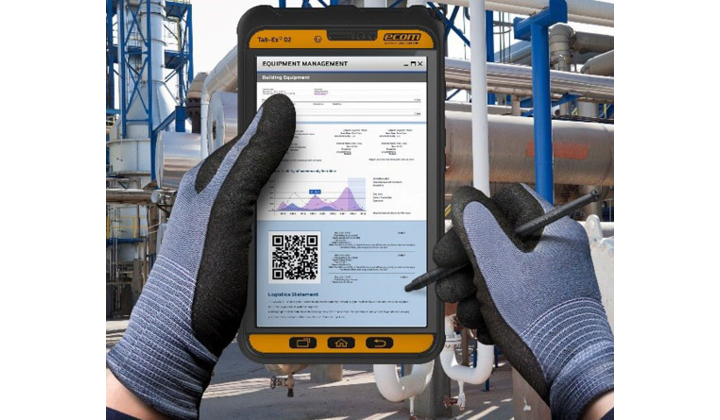 Tablette industrielle Tab-Ex 02 pour opérateurs mobiles en zones dangereuses