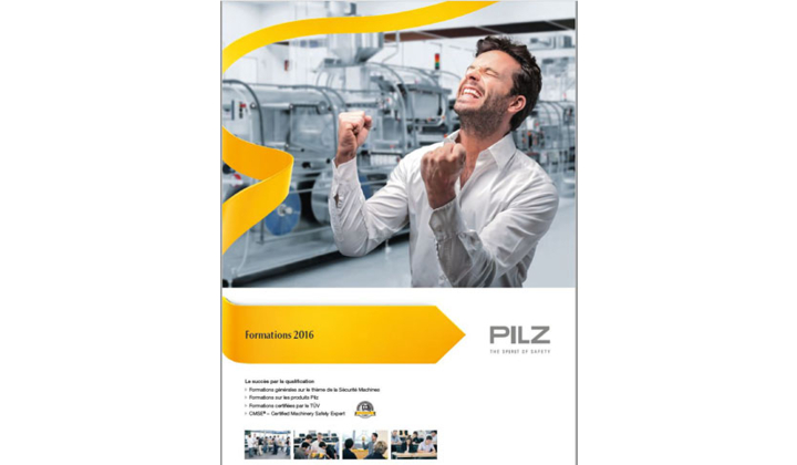 Pilz; découvrez le nouveau catalogue formations 2016