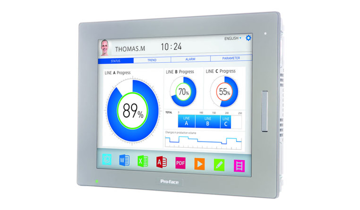 Terminal opérateur SP5000 : un IHM modulaire et Multitouch