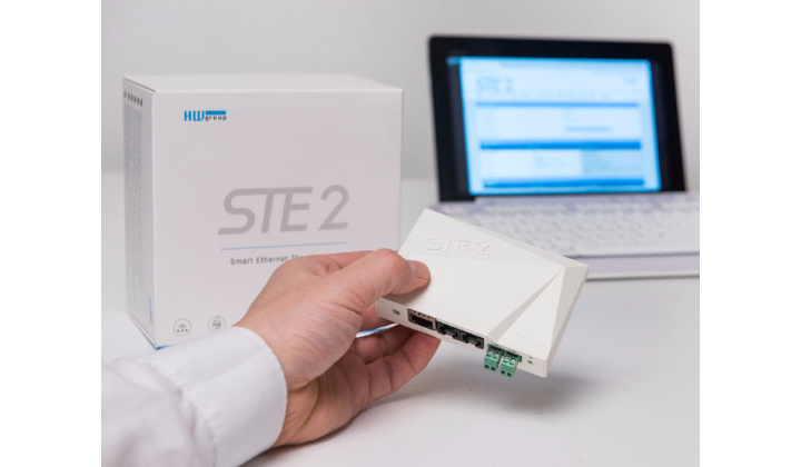 Thermomètre sur Ethernet TCP/IP HWg STE2 : la surveillance à distance de la température et de l'humidité 