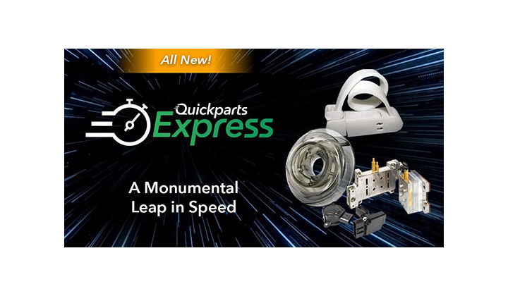 Quickparts annonce son service Express de fabrication de pièces 