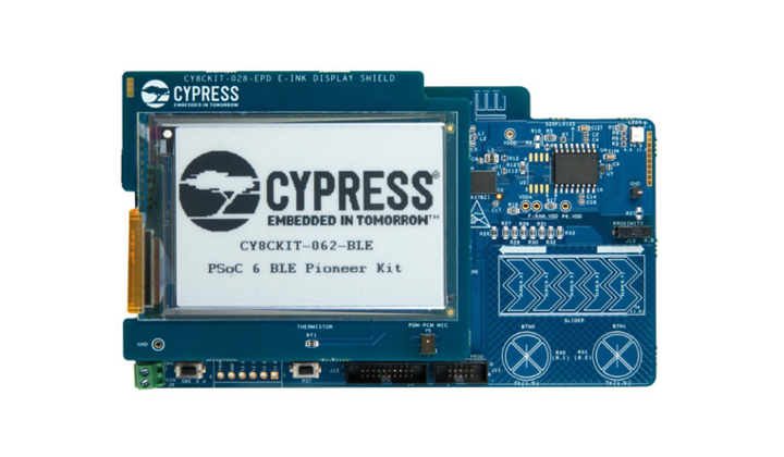 Plateforme de développement Pioneer Kit de Cypress pour l’IoT