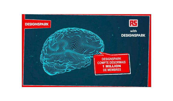 Plus d’un million de membres pour la plateforme d'ingénierie en ligne DesignSpark de RS Components ! 
