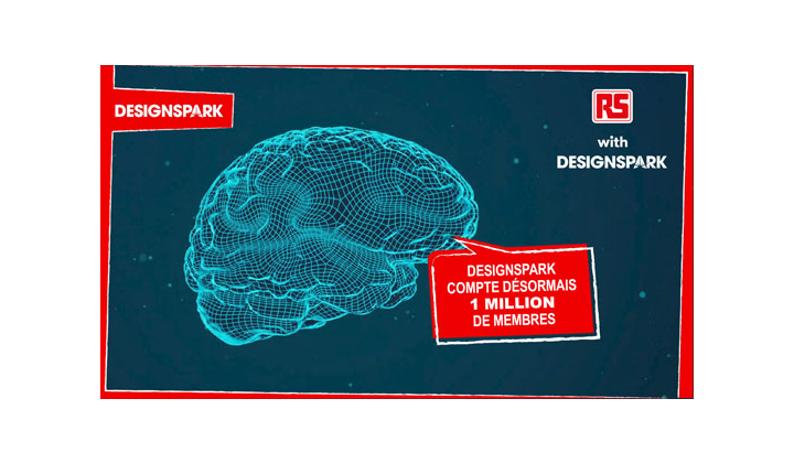 Plus d’un million de membres pour la plateforme d'ingénierie en ligne DesignSpark de RS Components !