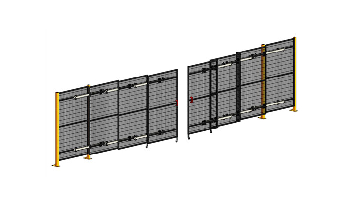 Portes hybrides et à grandes ouvertures pour lignes de production