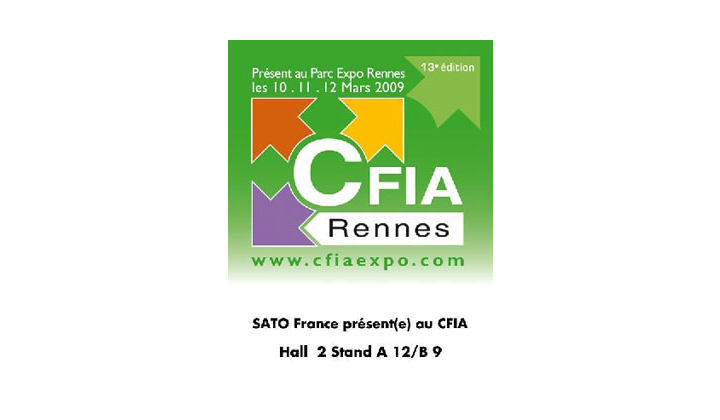 SATO présente ses solutions innovantes d’identification et de traçabilité au salon CFIA 2009.