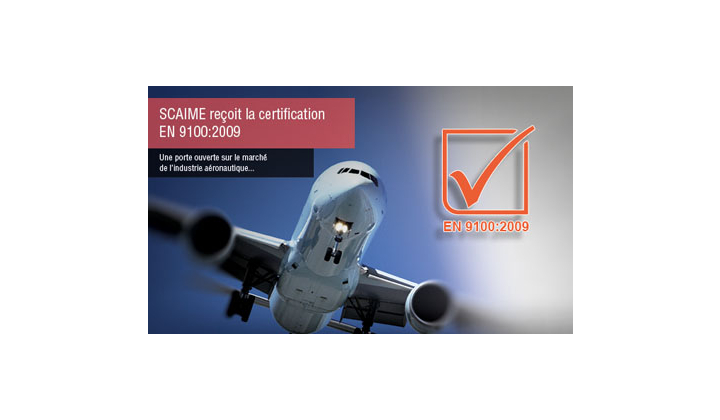 SCAIME certifié EN 9100:2009