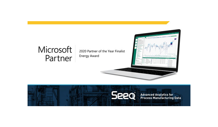 Seeq finaliste du prix du partenaire Microsoft de l'année 2020 dans la catégorie Énergie