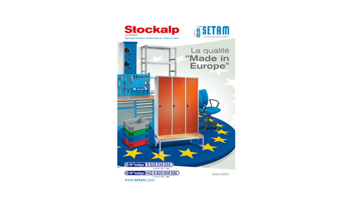 Setam lance son nouveau catalogue Stockalp 