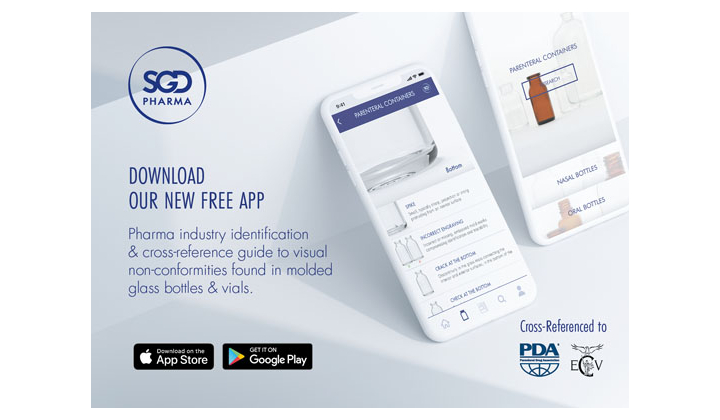 SGD Pharma lance la première application d’aide à l’identification des non-conformité sur flacons en verre moulé