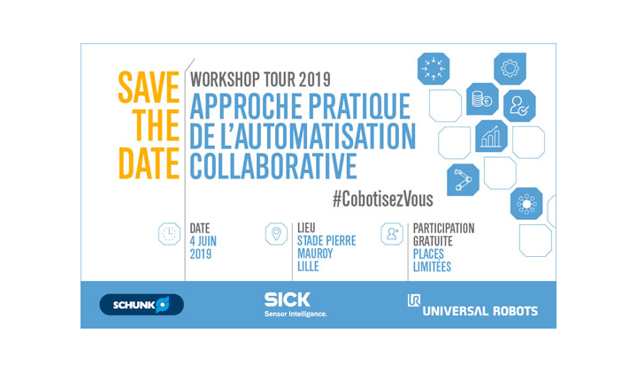 Le Workshop Tour 2019 fait étape dans le Nord : une journée pour découvrir les solutions d'automatisation collaborative
