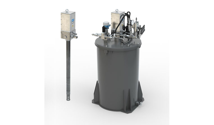 Pompe hydraulique sur fût BPH30 pour lubrification de machines