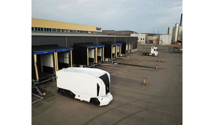 SKF teste le transport autonome électrique de marchandises