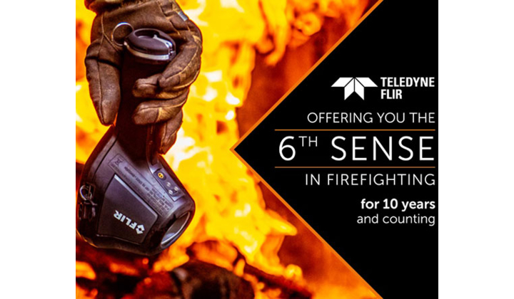 Teledyne FLIR célèbre une décennie de succès avec les caméras série K de lutte anti-incendi