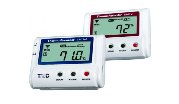 Enregistreur réseau température Humidité TR-71W ET TR-72WE