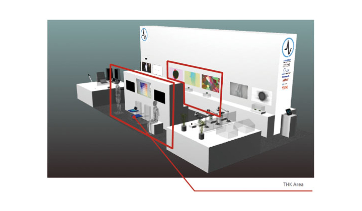 THK expose ses prototypes de produits au CES 2019