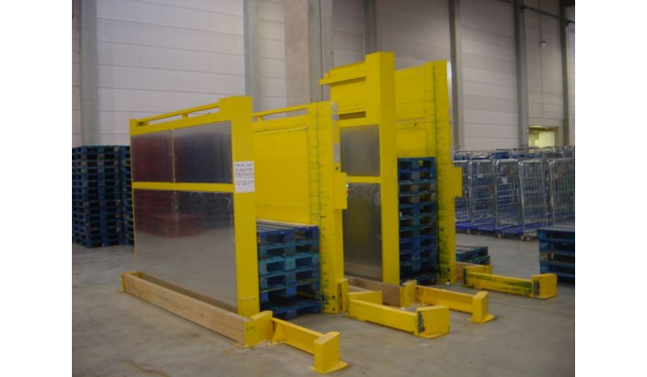 Magasin à palettes double