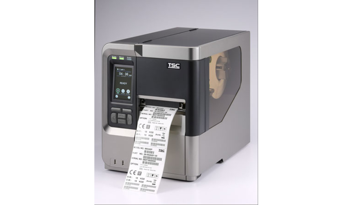 imprimantes industrielles d'étiquettes code barre  à transfert thermique MX240P