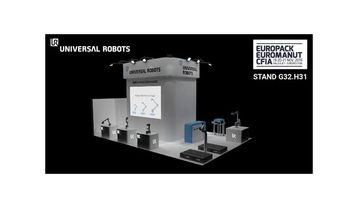 Universal Robots présente ses applications dédiées au conditionnement au salon Europack Euromanut CFIA 2019