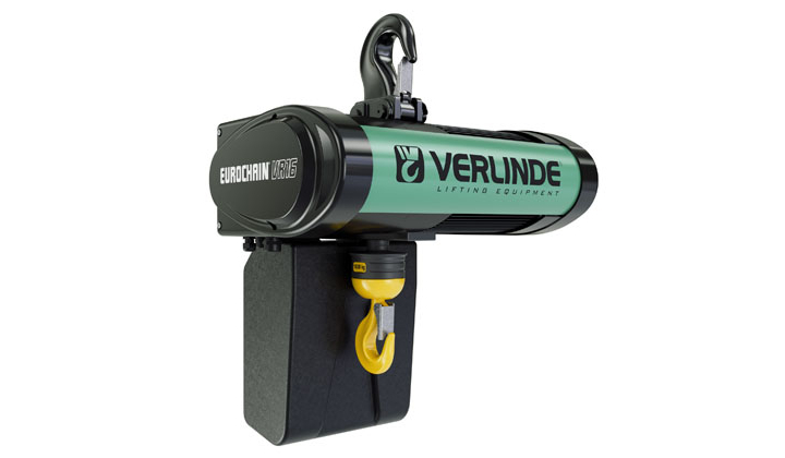 Eurochain VR, la nouvelle gamme de palan électrique à chaîne de Verlinde