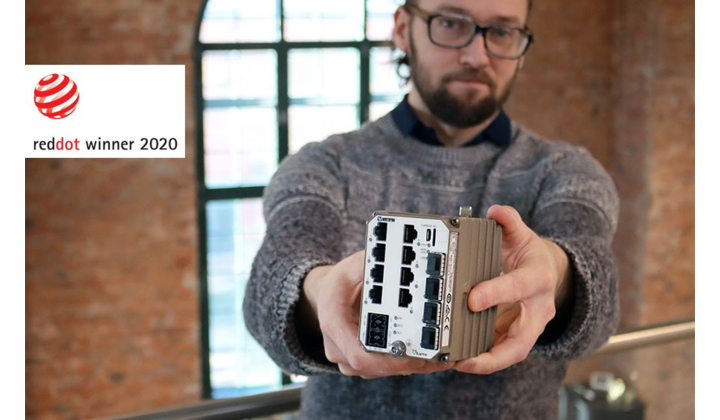 Le Switch Ethernet industriel Lynx 5512 de Westermo remporte le "Red Dot Product Design Award" 2020