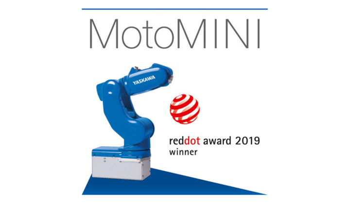 Le robot MotoMINI de YASKAWA reçoit le prix « Red Dot Award : Product Design 2019 »