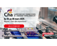 Emile Maurin expose au salon CFIA Rennes 2025 – Du 04 au 06 mars 2025. Retrouvez vos experts en éléments normalisés sur le stand Hall 5 Stand D23.