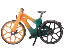 Le vélo en polymère récyclé igus entre en série