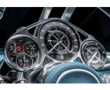Des indications précises dans le cockpit des Bugatti grâce aux moteurs pas à pas FAULHABER