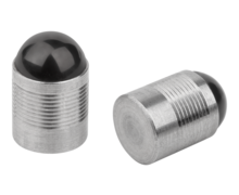 Bouchons d’étanchéité, douille en inox, bille en acier