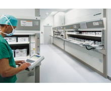 Magasin de stockage d’instruments stériles pour centre hospitalier