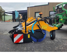 Balayeuse Pousseuse sur engins porteurs pour chantiers