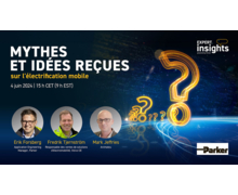 Parker organise une conférence technique « Experts Insights »  sur l'électrification mobile