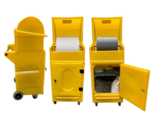 Kits antipollution mobiles avec absorbants pour hydrocarbures ou Tous liquides - DIFOPE
