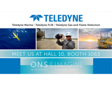 Teledyne présentera un océan de solutions au salon ONS 2024