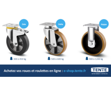 Roulette charges lourdes TENTE pour l'industrie