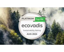 SICK reçoit la médaille de platine EcoVadis
