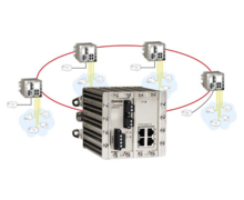 Prolongateurs Ethernet de Westermo. 