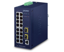 Switch manageable ultra sécurisé IGS-4215-16T2S pour réseaux industriels
