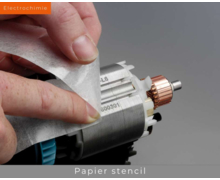 Cassettes de papiers stencil pour marquage électrochimique