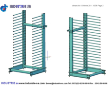 rack pare brise 20 places