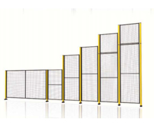 Cloison de protection tôlée ou polycarbonate pour machine 