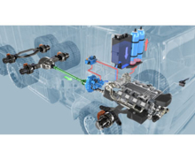 Système de récupération d’énergie au freinage Rexroth pour les véhicules utilitaires