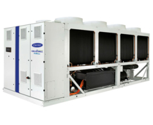 Le refroidisseur de liquide air/eau AquaForce Vision de Carrier disponible en version HFO