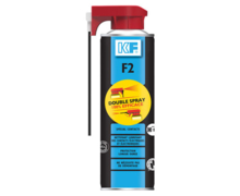 F2 Double Spray, un nettoyant lubrifiant de précision pour les contacts électriques et électroniques