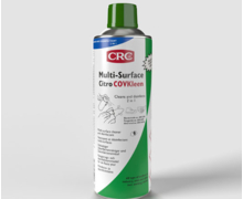 CRC Industries lance le spray nettoyant désinfectant bactéricide multi-surfaces Citro COVkleen