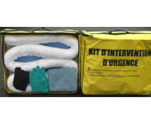 Kit absorbant antipollution pour hydrocarbures 48 litres