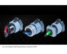 Commutateurs rotatifs lumineux en IP 67